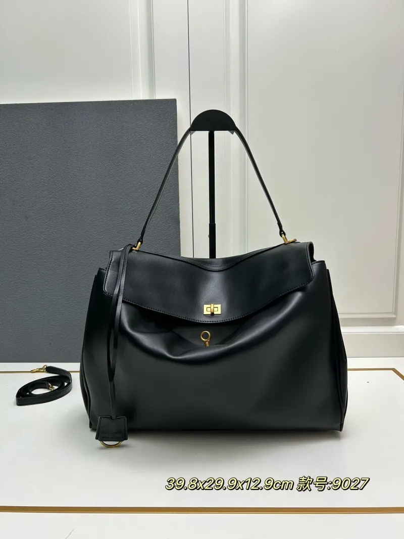 Balenciaga Black Top Handle Bag 9027