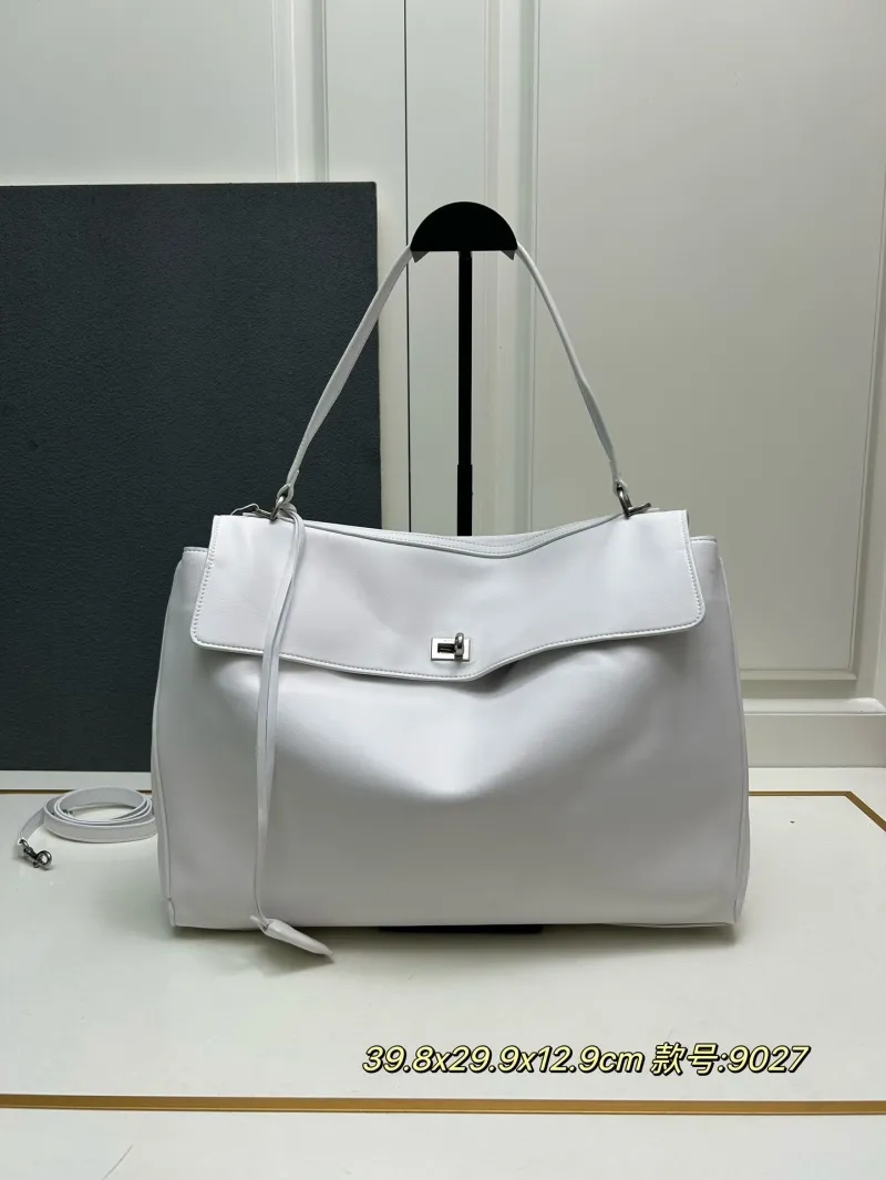 Balenciaga White Top Handle Bag 9027