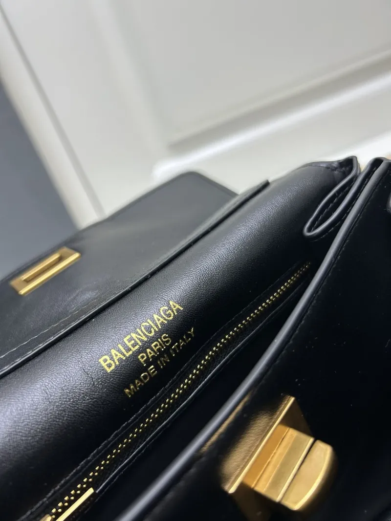 Alternative view of Balenciaga Black Leather Top Handle Bag 9027