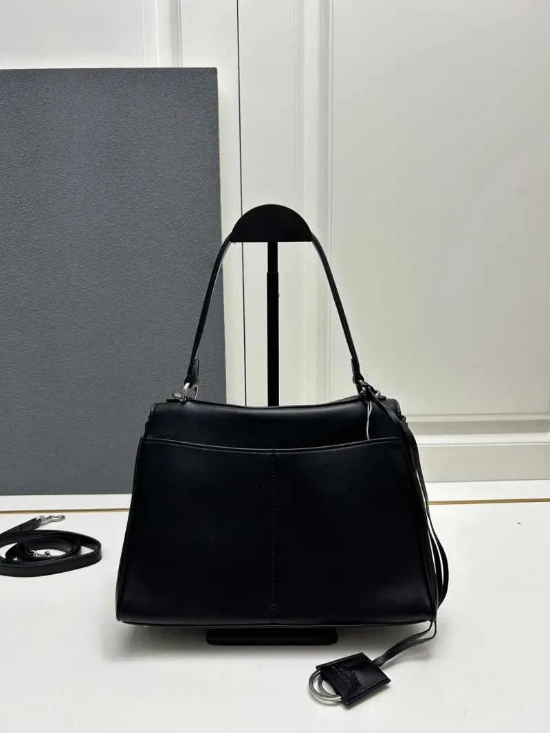 Balenciaga Black Top Handle Handbag 9027 - Image 3