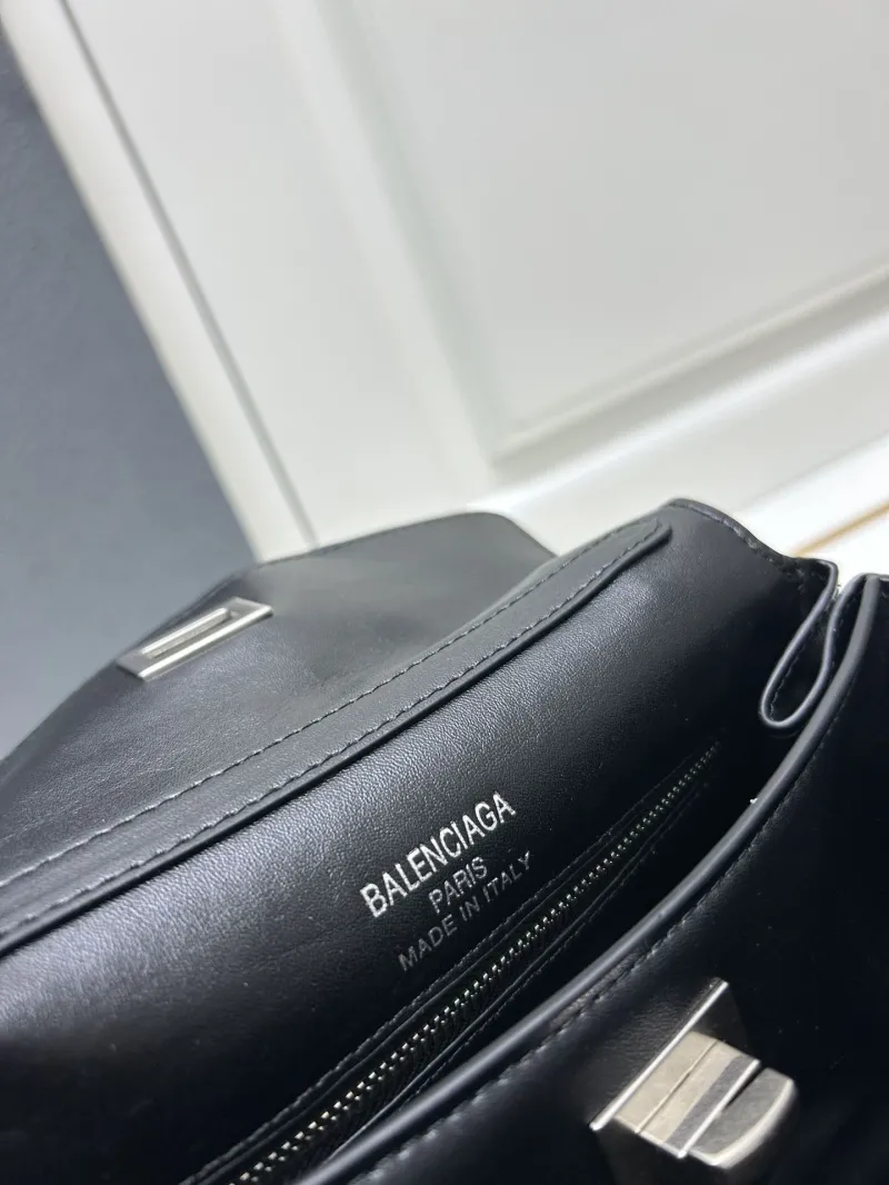 Balenciaga Black Top Handle Handbag 9027 - Image 8