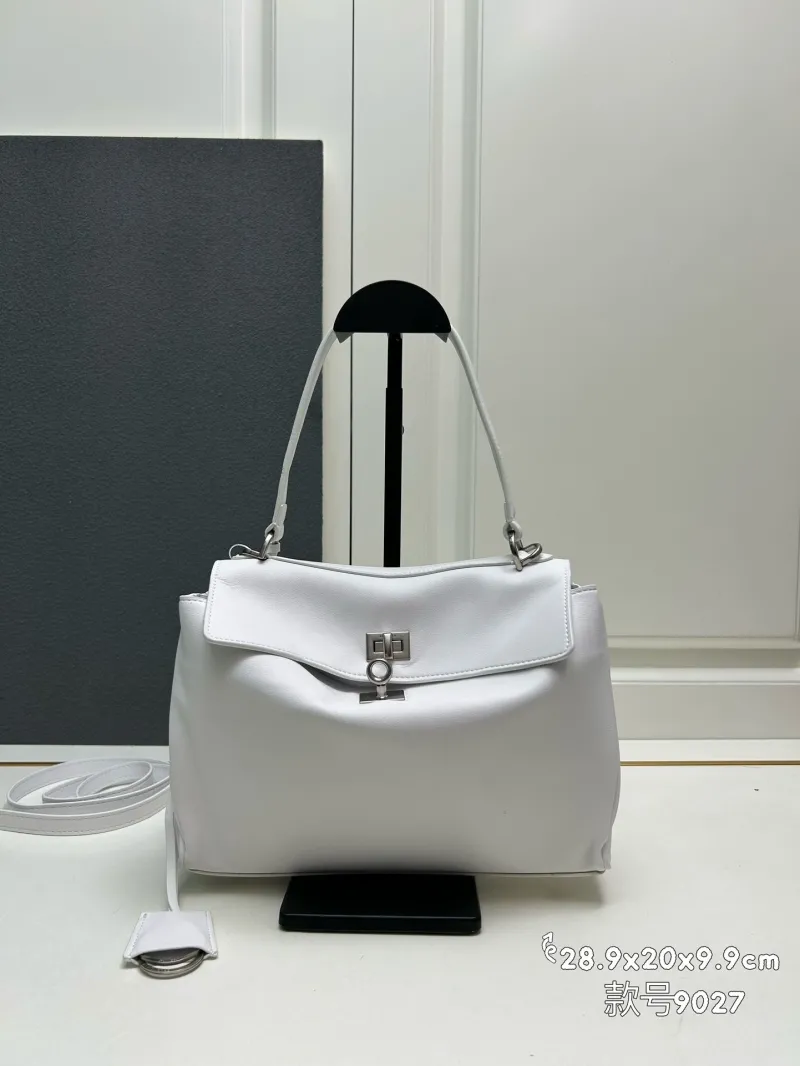 Alternative view of Balenciaga White Top Handle Bag 9027