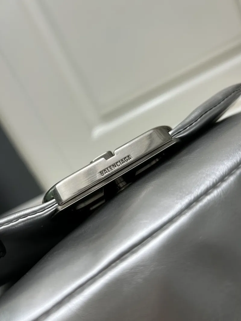 Balenciaga Silver Top Handle Bag 9028 - Image 6
