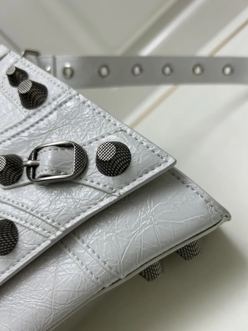 Balenciaga White Top Handle Shoulder Bag 9026 - Image 6