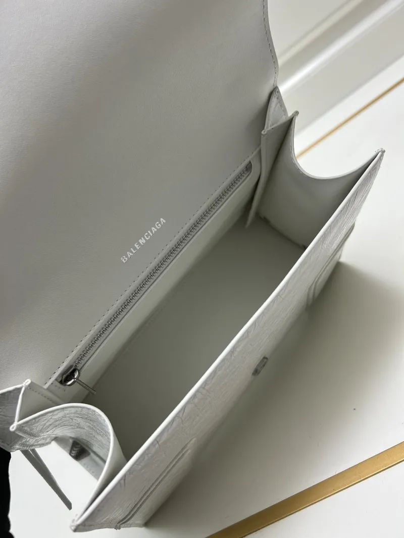 Balenciaga White Top Handle Shoulder Bag 9026 - Image 9