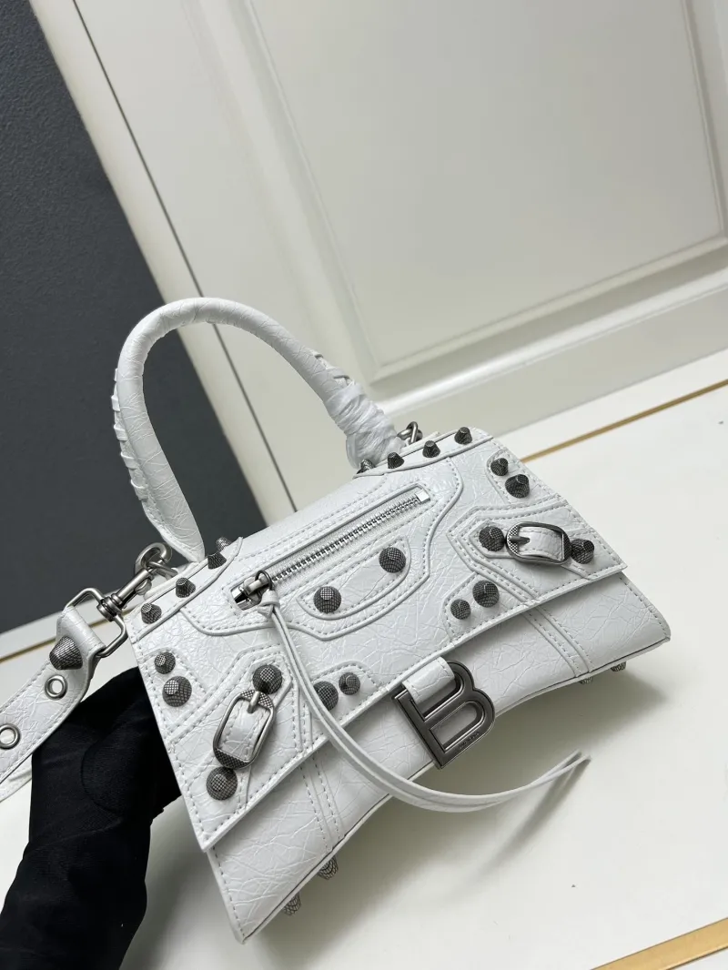 Balenciaga White Top Handle Bag 9026 - Image 5
