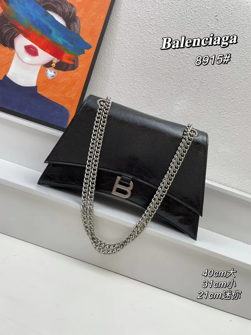 Alternative view of Balenciaga 8915 Black Chain Shoulder Bag