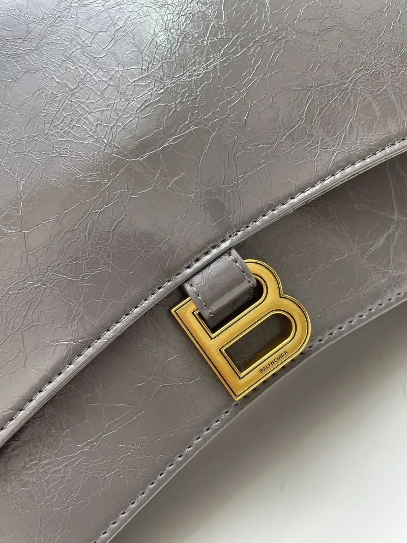 Balenciaga 8915 Gray Chain Shoulder Bag - Image 5