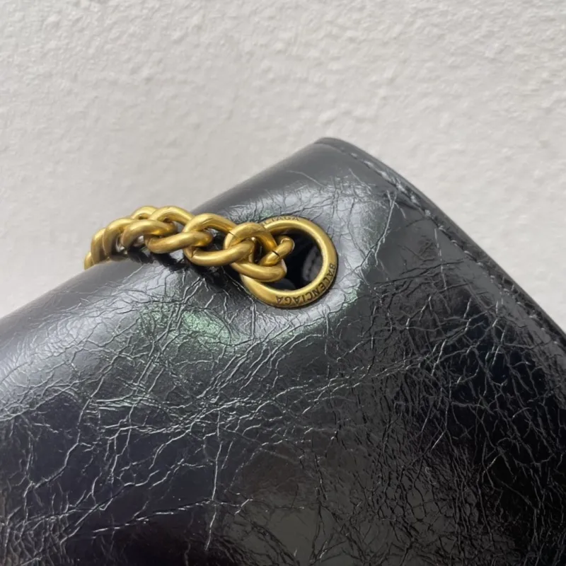 Balenciaga Black Small Chain Shoulder Bag 8915 25cm - Image 5