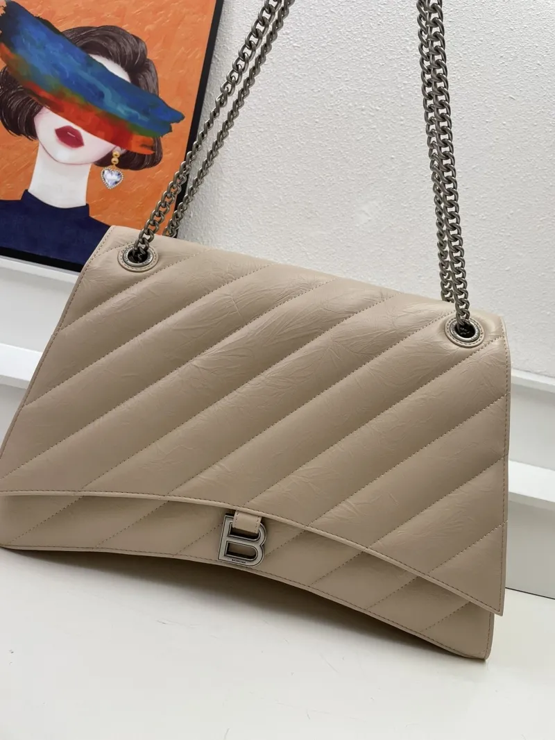 Balenciaga Beige Chain Shoulder Bag 8911 - Image 3