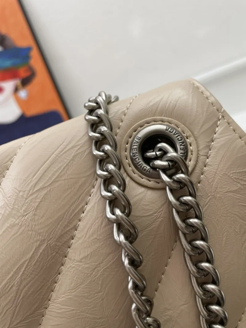 Balenciaga Beige Chain Shoulder Bag 8911 - Image 4