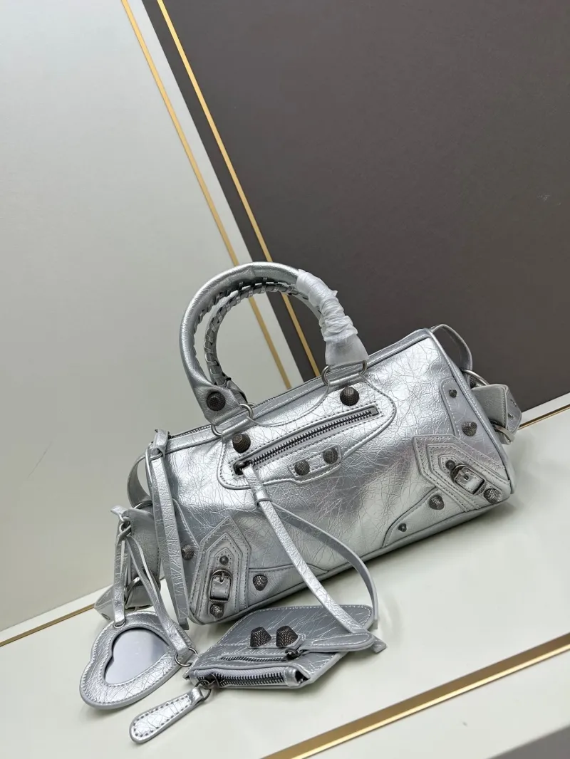 Alternative view of Balenciaga Silver Top Handle Bag 481