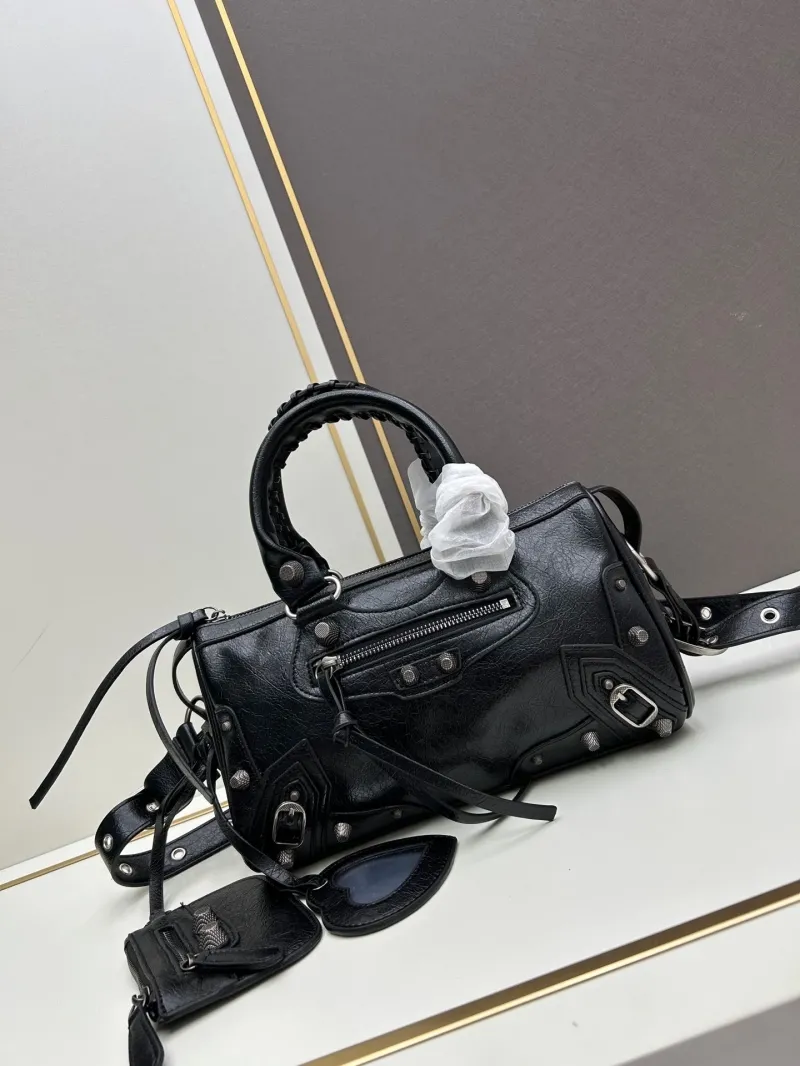 Alternative view of Balenciaga Black Leather Top Handle Bag