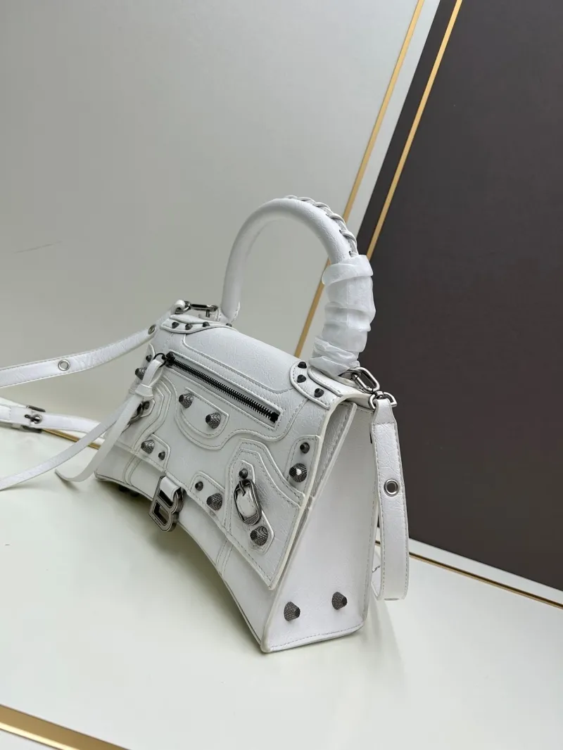 Balenciaga White Top Handle Bag 484 - Image 3