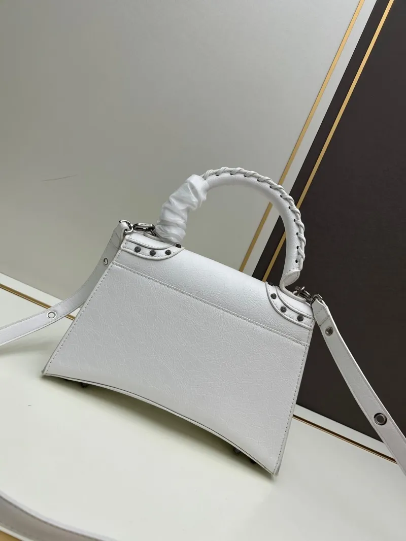 Balenciaga White Top Handle Bag 484 - Image 4