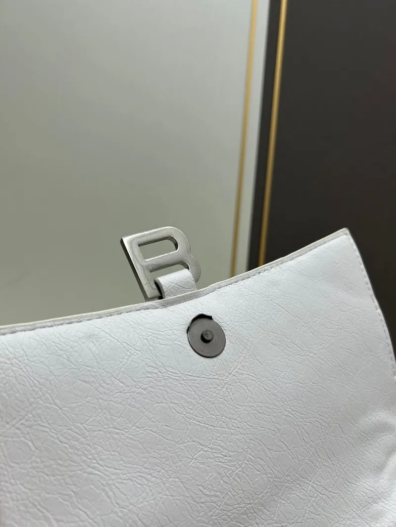 Balenciaga White Top Handle Bag 484 - Image 9
