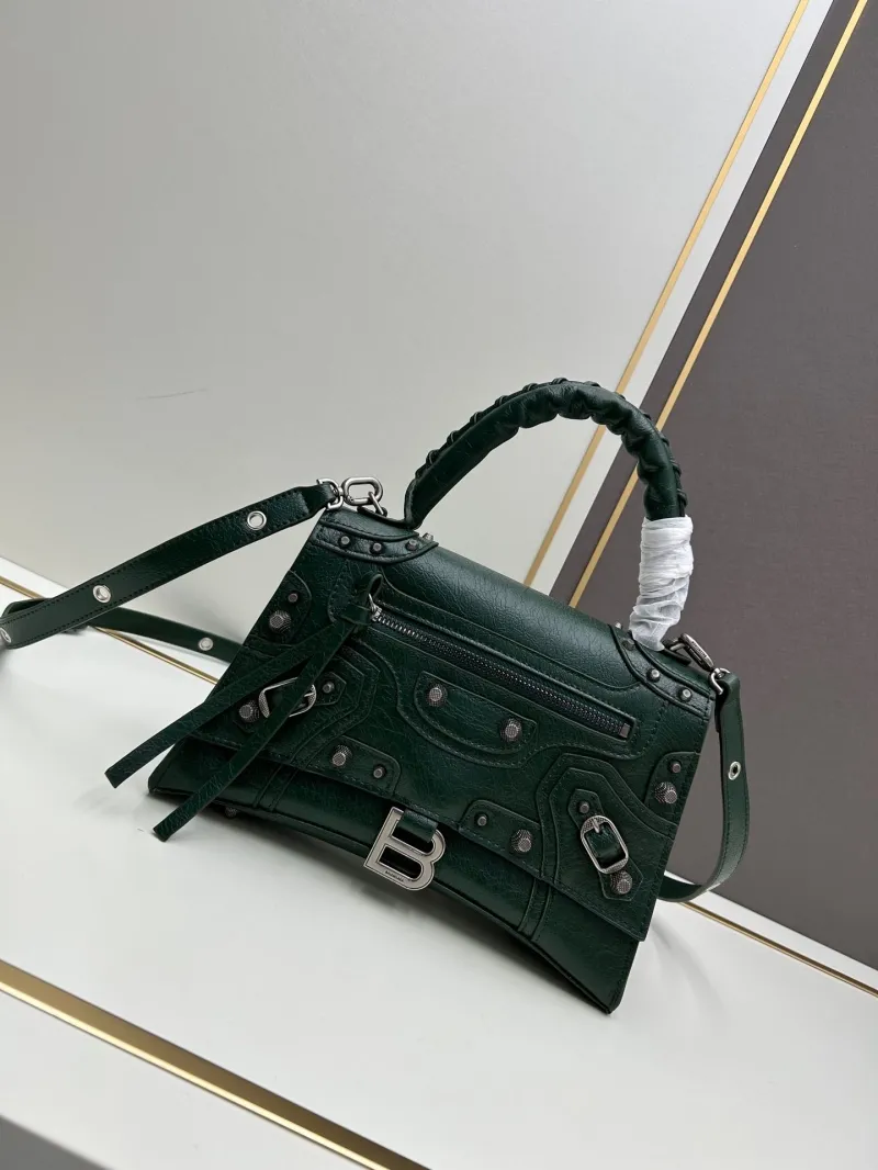Alternative view of Balenciaga Dark Green Top Handle Bag 486
