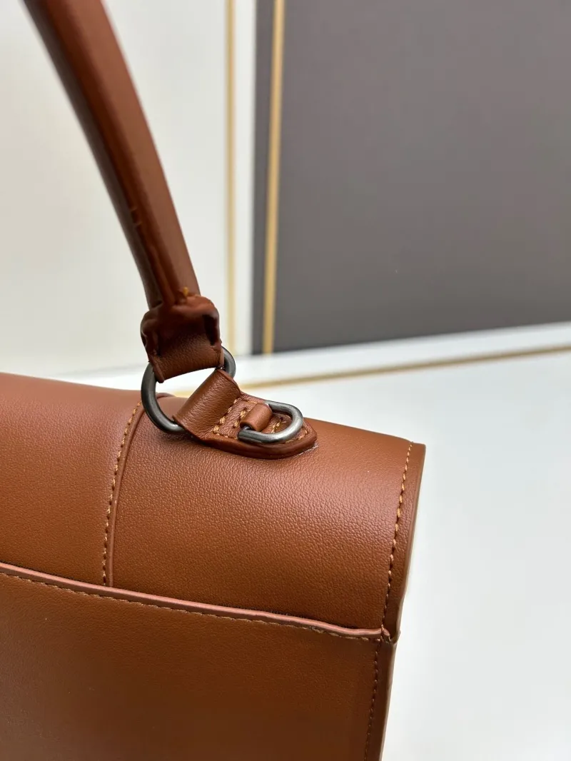 Balenciaga Brown Top Handle Shoulder Bag 6899 - Image 6