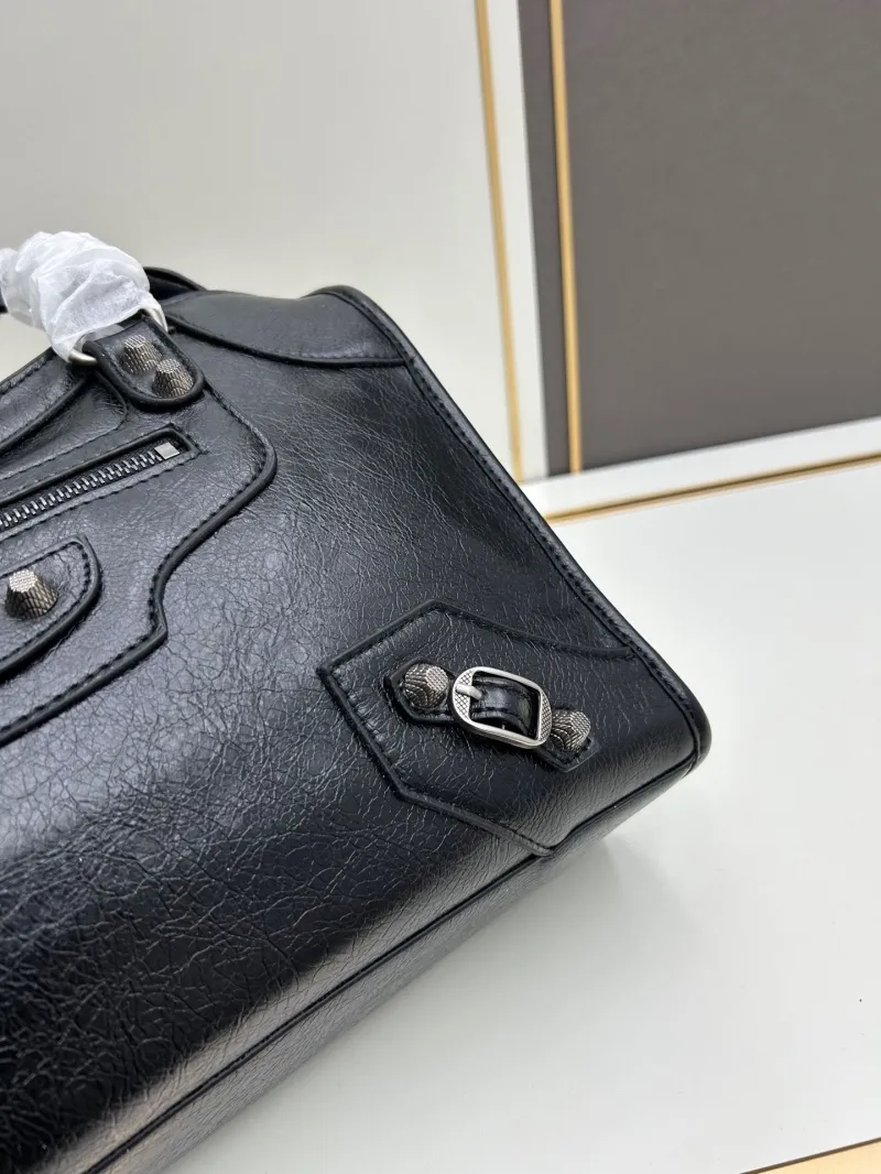 Balenciaga Black Top Handle Bag 492 - Image 6