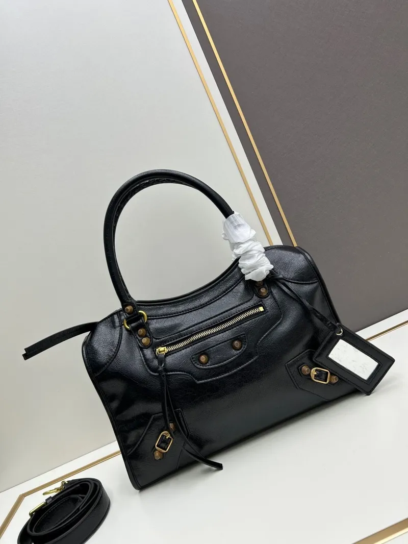 Balenciaga Black Top Handle Bag 493