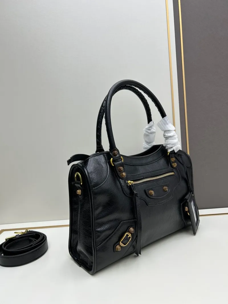 Alternative view of Balenciaga Black Top Handle Bag 493