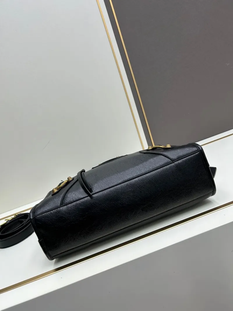 Balenciaga Black Top Handle Bag 493 - Image 5