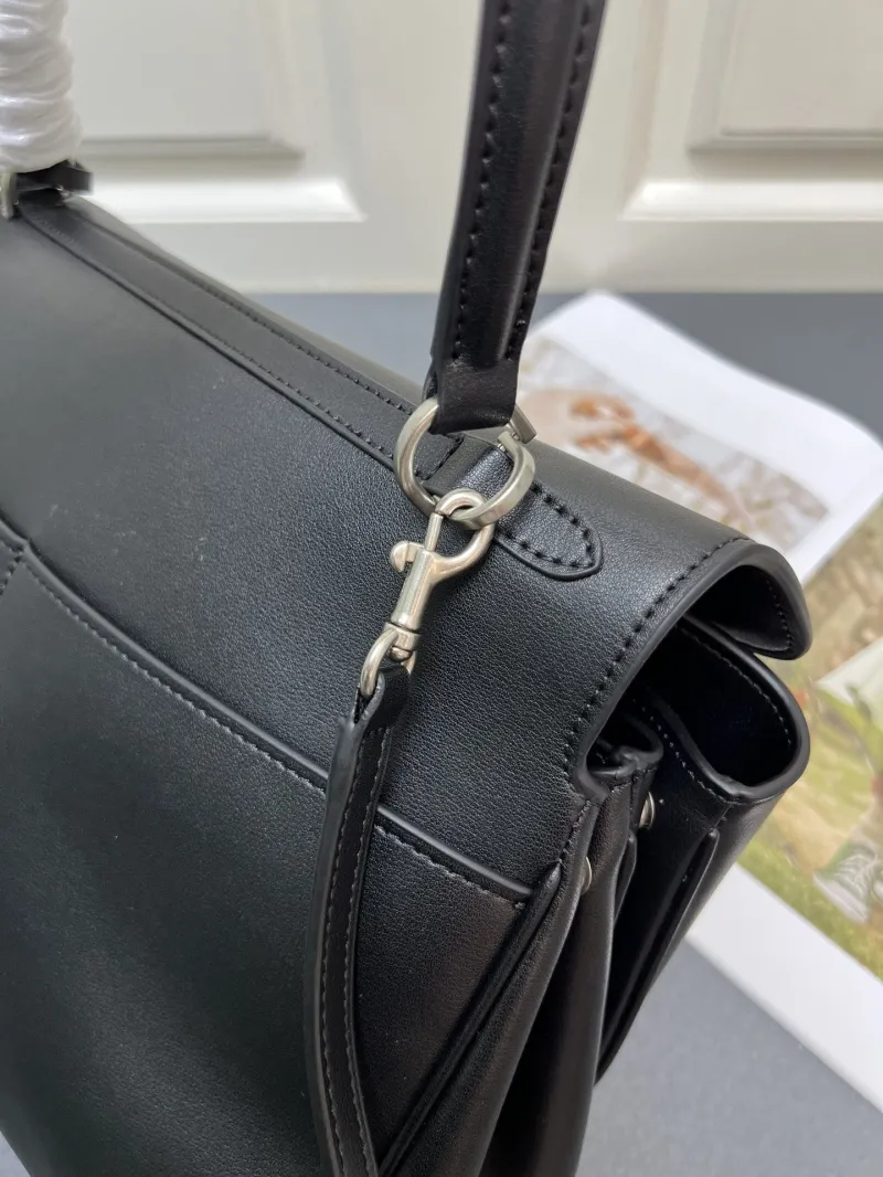 Balenciaga Rodeo Black Leather Handbag - Image 7