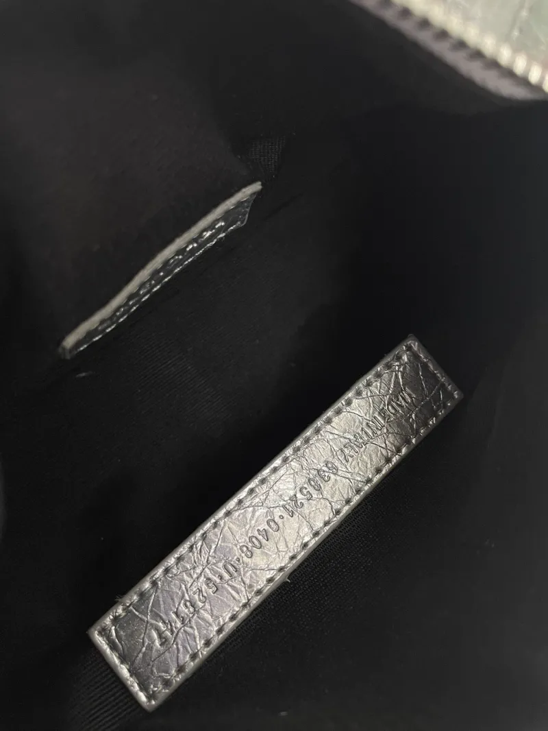 Balenciaga Silver Top Handle Bag 9013 - Image 9