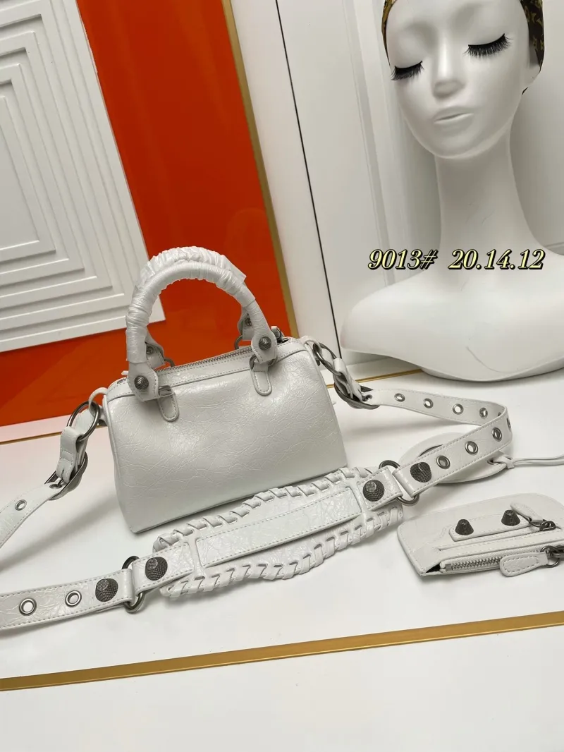 Alternative view of Balenciaga White Mini Top Handle Bag 9013