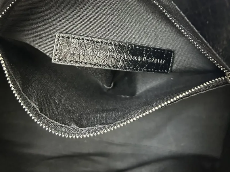 Balenciaga Black Studded Shoulder Tote Bag 9018 - Image 9