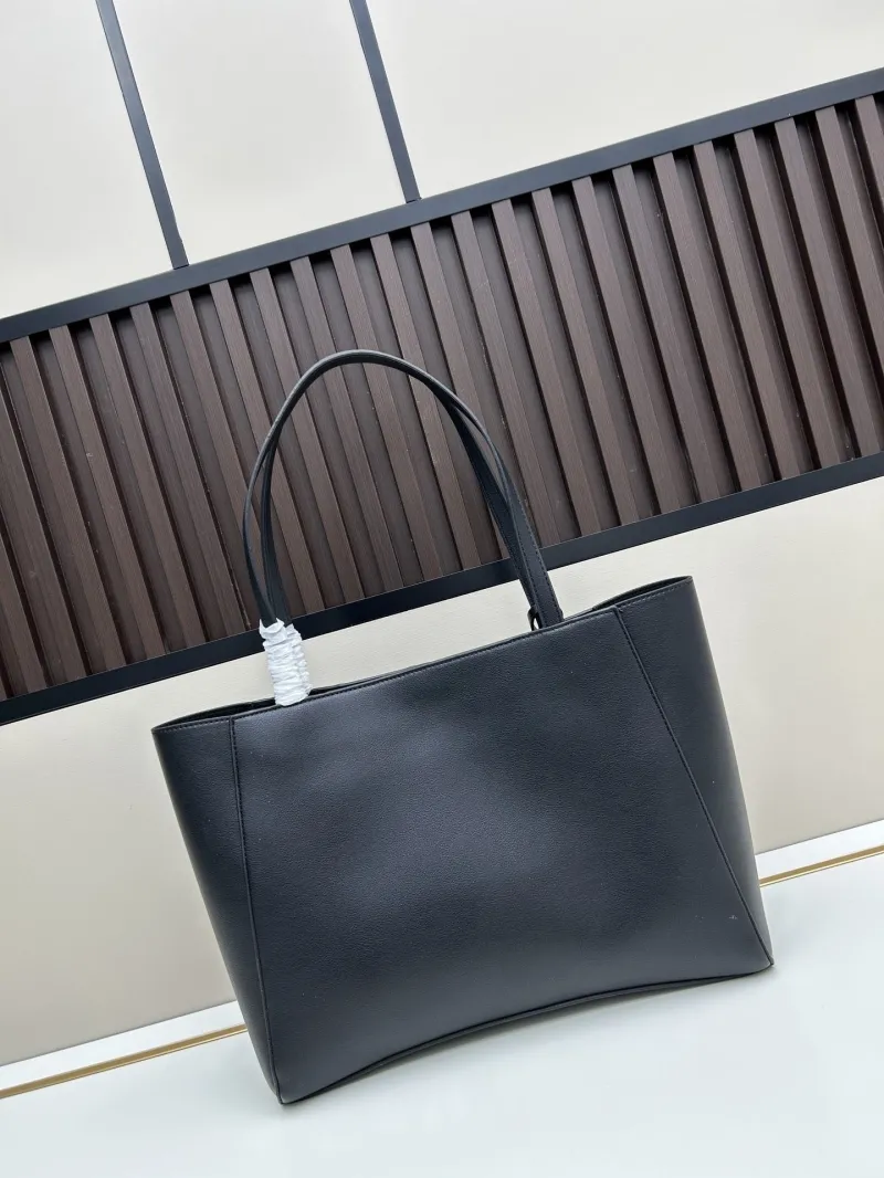 Balenciaga Black Leather Tote Bag 6002 - Image 3