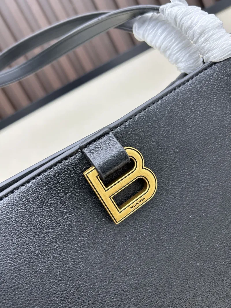 Balenciaga Black Leather Tote Bag 6002 - Image 4