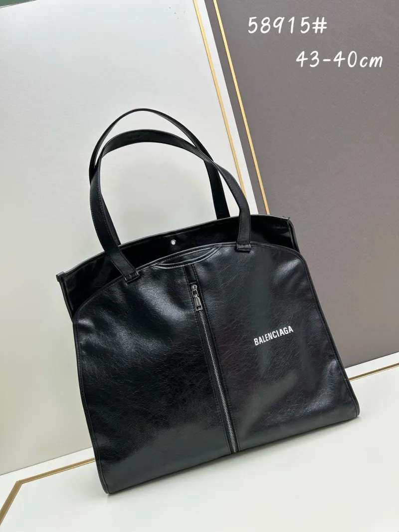 Balenciaga Black Leather Tote Bag 58915 43-40cm
