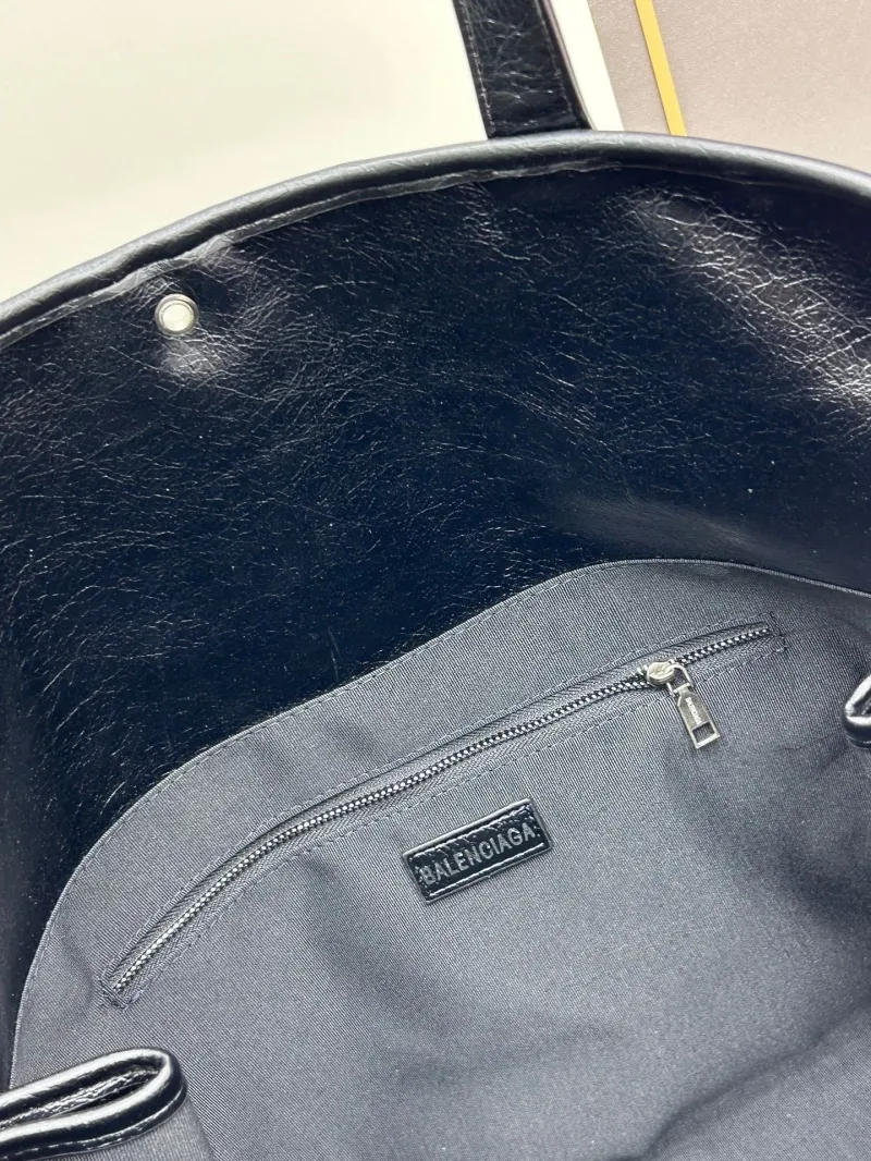 Balenciaga Black Leather Tote Bag 58915 43-40cm - Image 8
