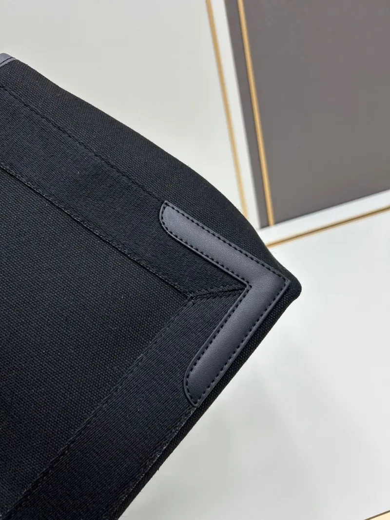Balenciaga Black Canvas Tote Bag 6034 - Image 6