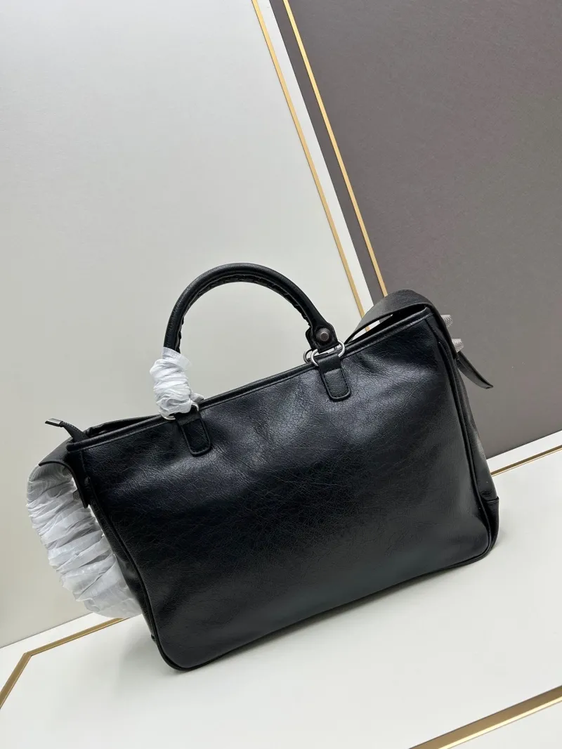 Alternative view of Balenciaga Black Leather Tote Bag 6861
