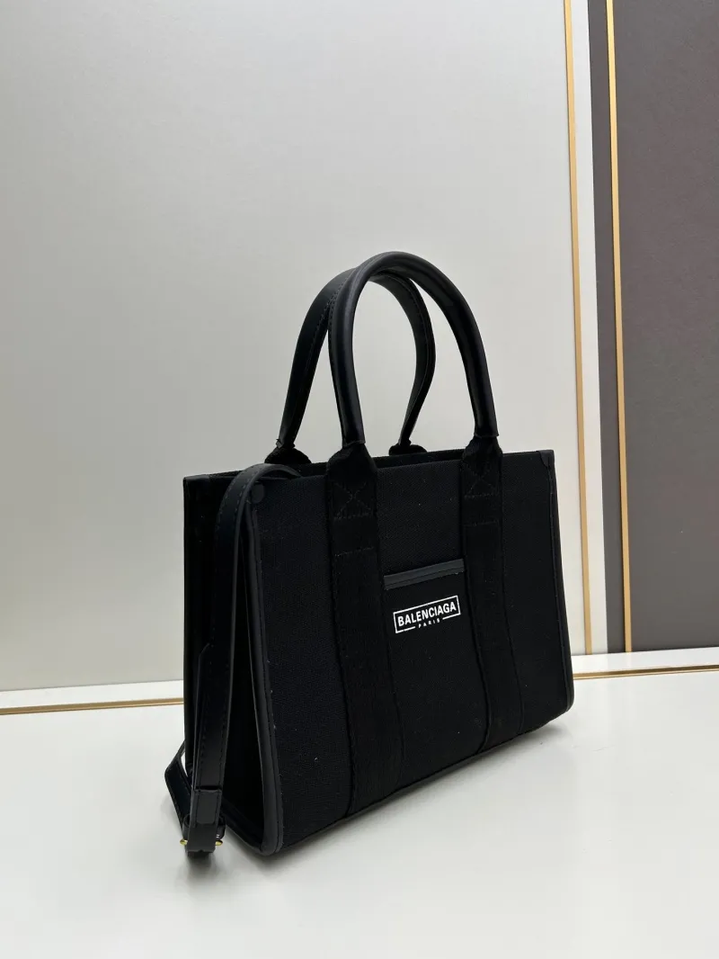 Alternative view of Balenciaga Black Canvas Tote Bag 6039