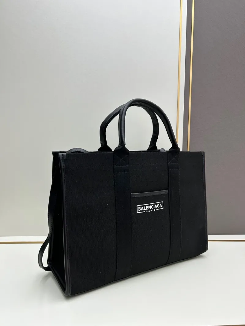 Alternative view of Balenciaga Black Canvas Tote Bag 6039