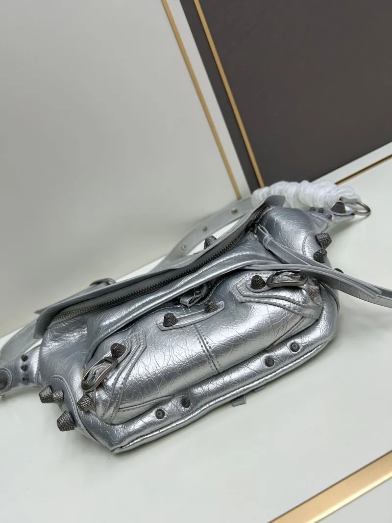 Balenciaga Silver Waist Chest Pack 6836 - Image 4