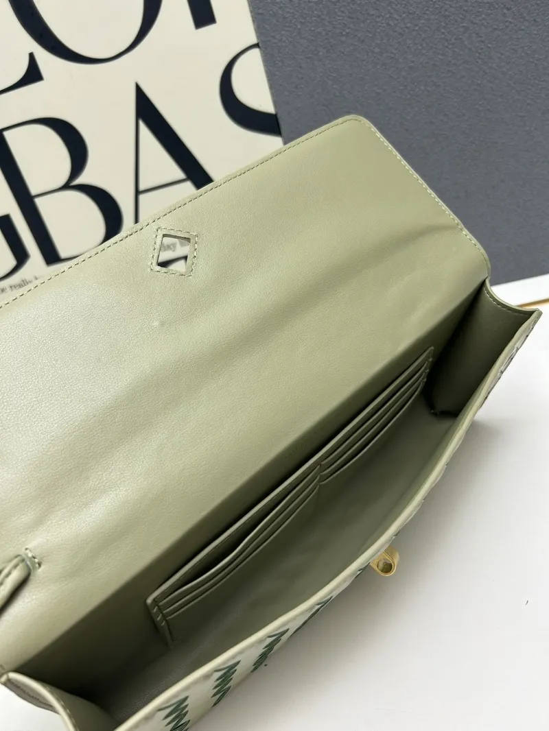 BV S06335-1 Light Green Long Clutch Bag - Image 8