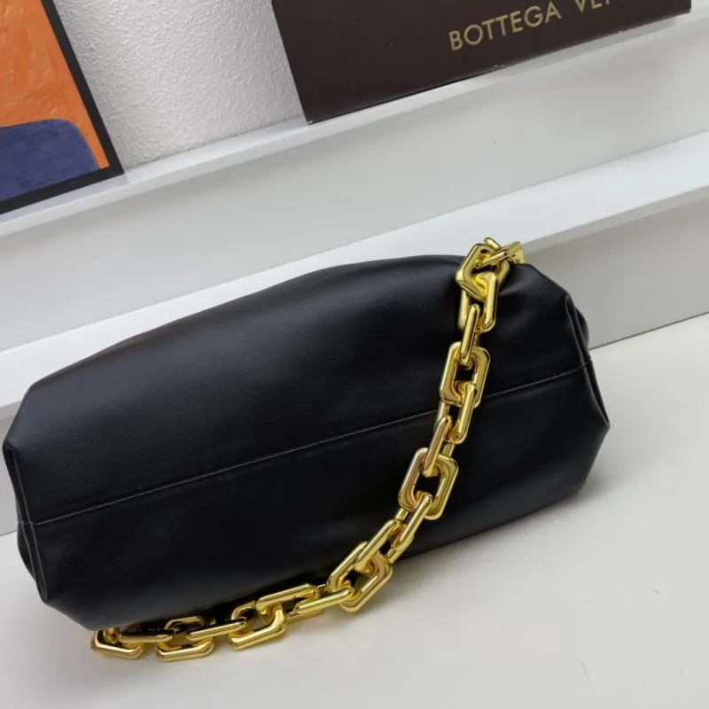 Bottega Veneta Black Cloud Chain Bag S03022 - Image 6