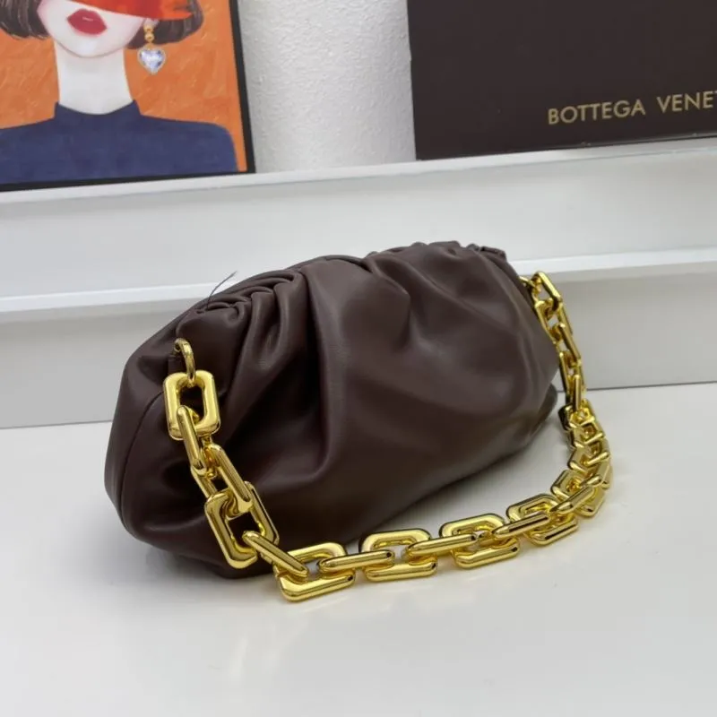 Bottega Veneta Brown Cloud Chain Bag S03022 - Image 3
