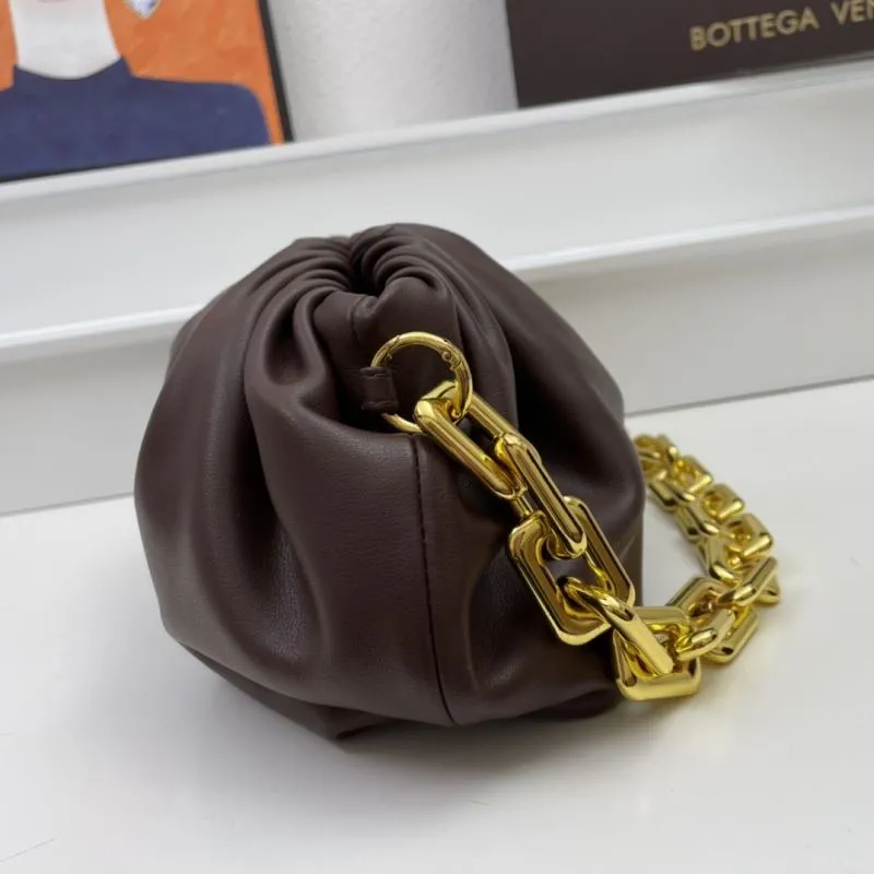 Bottega Veneta Brown Cloud Chain Bag S03022 - Image 5