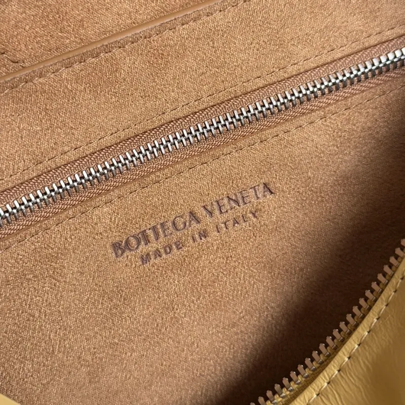 Bottega Veneta Yellow Leather Satchel Crossbody Bag - Image 9
