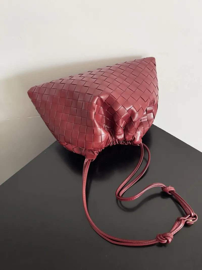 Bottega Veneta Burgundy Leather Satchel Bag 29 - Image 5