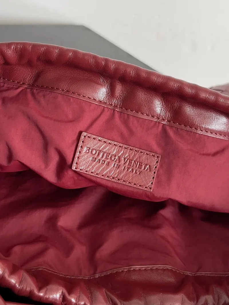 Bottega Veneta Burgundy Leather Satchel Bag 29 - Image 7