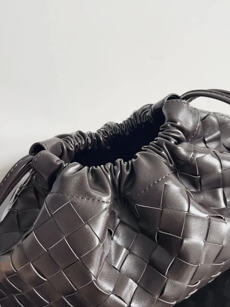 Bottega Veneta Intrecciato Dark Brown Satchel Bag 31 - Image 8