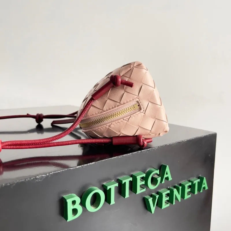 Alternative view of Bottega Veneta Blush Pink Intrecciato Crossbody Bag 47