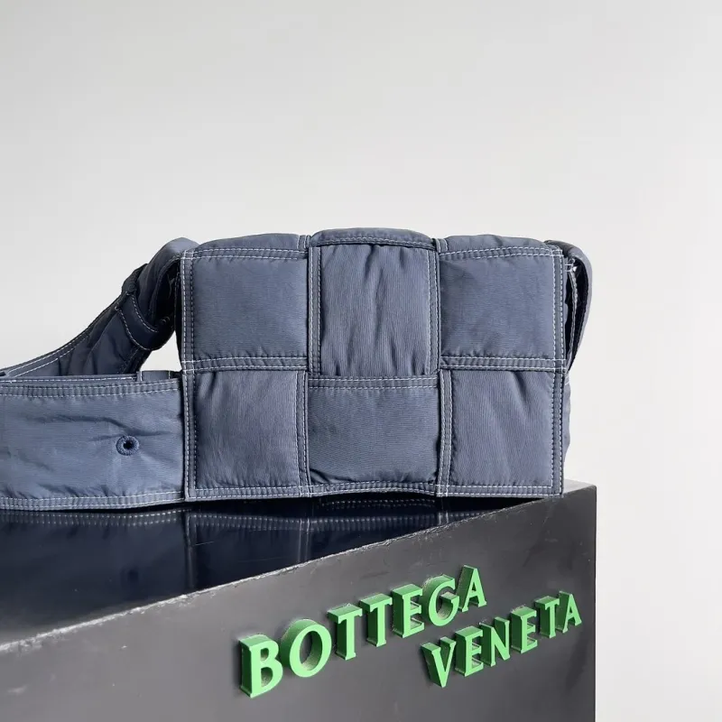 Bottega Veneta Navy Blue Satchel Bag 57
