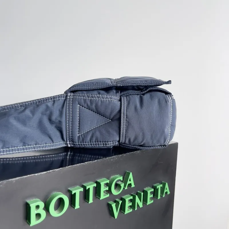 Alternative view of Bottega Veneta Navy Blue Satchel Bag 57